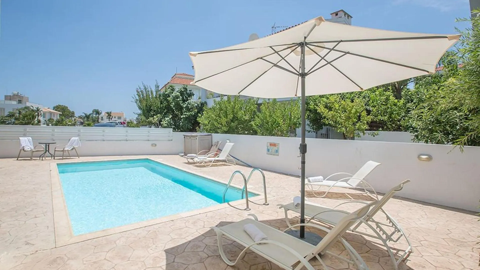 Central Protaras Villa 3 Bedrooms Private Pool Villa Dafnis Morfi Close To Protaras Strip 0*,