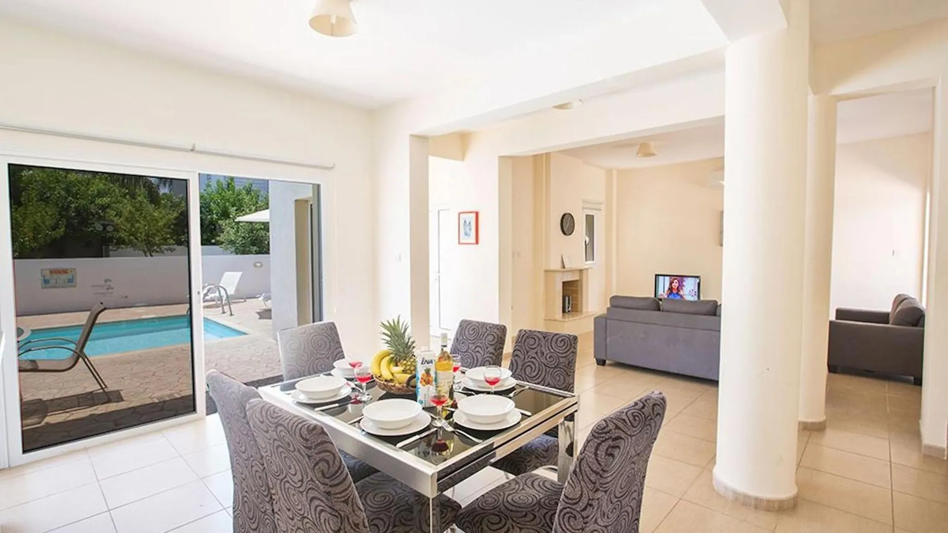 Central Protaras Villa 3 Bedrooms Private Pool Villa Dafnis Morfi Close To Protaras Strip Cyprus